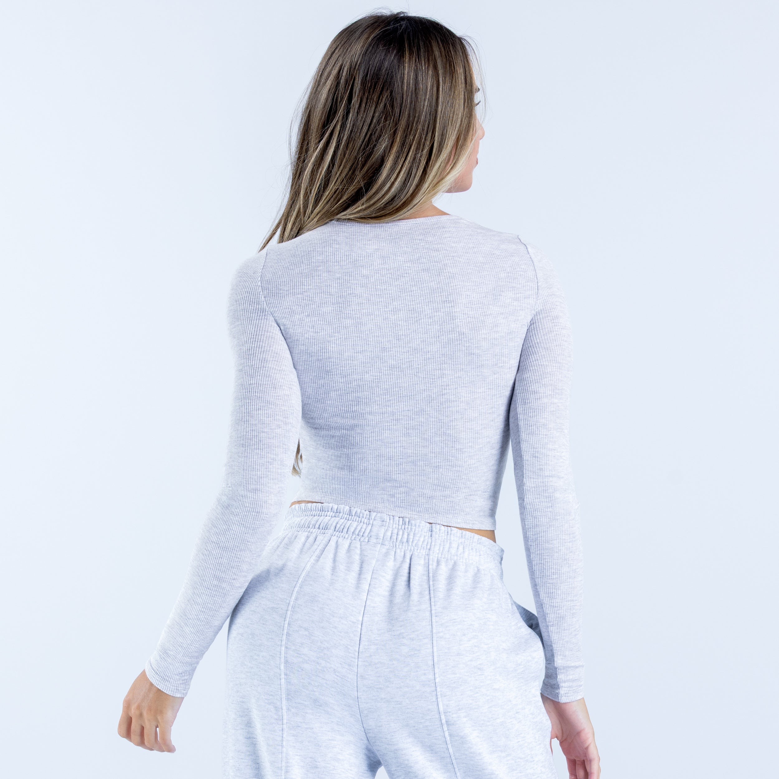 Revive Long Sleeve Ribbed Top - Image 2
