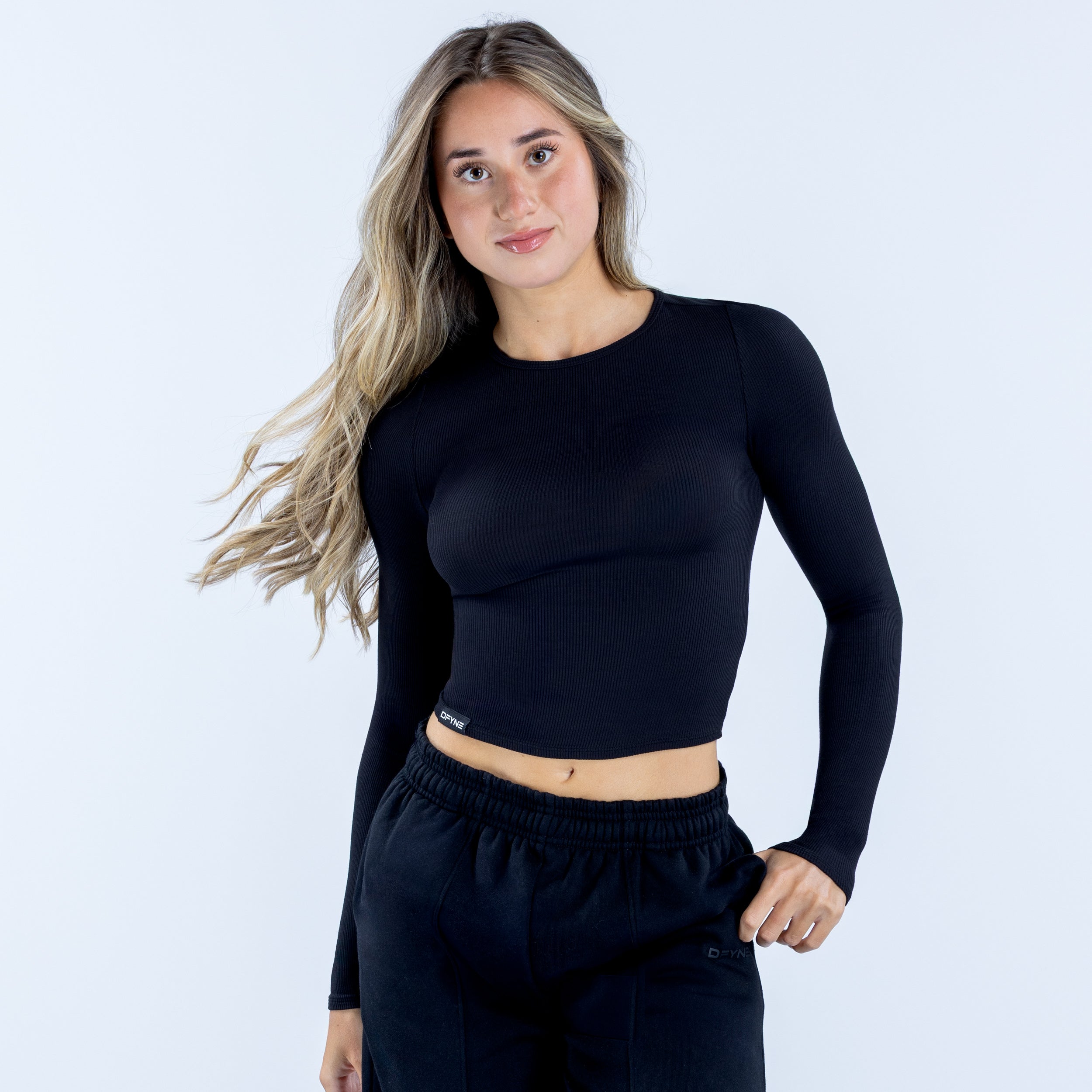 Revive Long Sleeve Ribbed Top - Image 4
