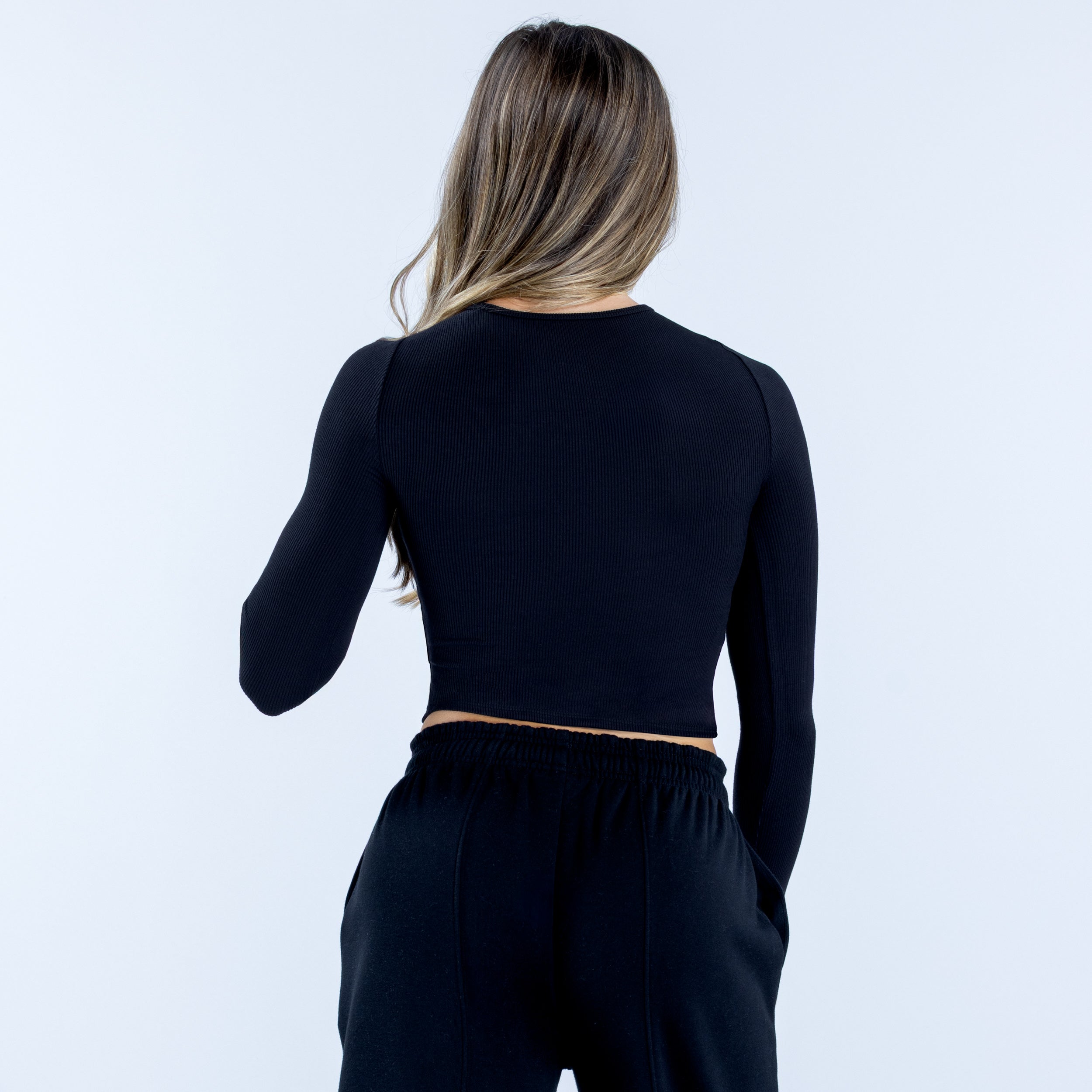 Revive Long Sleeve Ribbed Top - Image 2