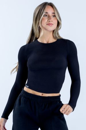 Revive Long Sleeve Ribbed Top