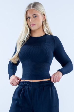 Revive Long Sleeve Ribbed Top