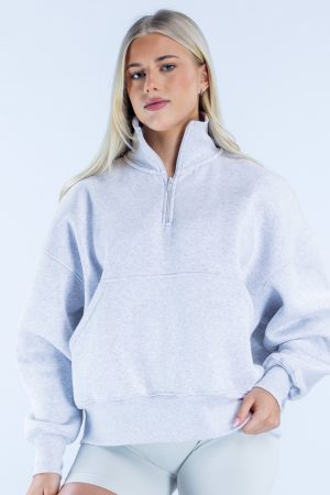 Signature Quarter Zip Sweatshirt