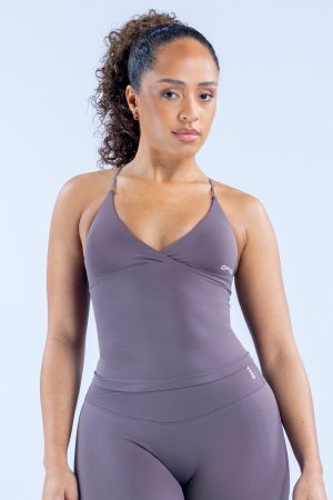 Vision Twist Front Longline Top