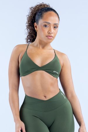 Vision Twist Front Sports Bra